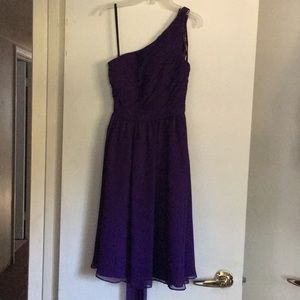 Purple bridesmaid dress